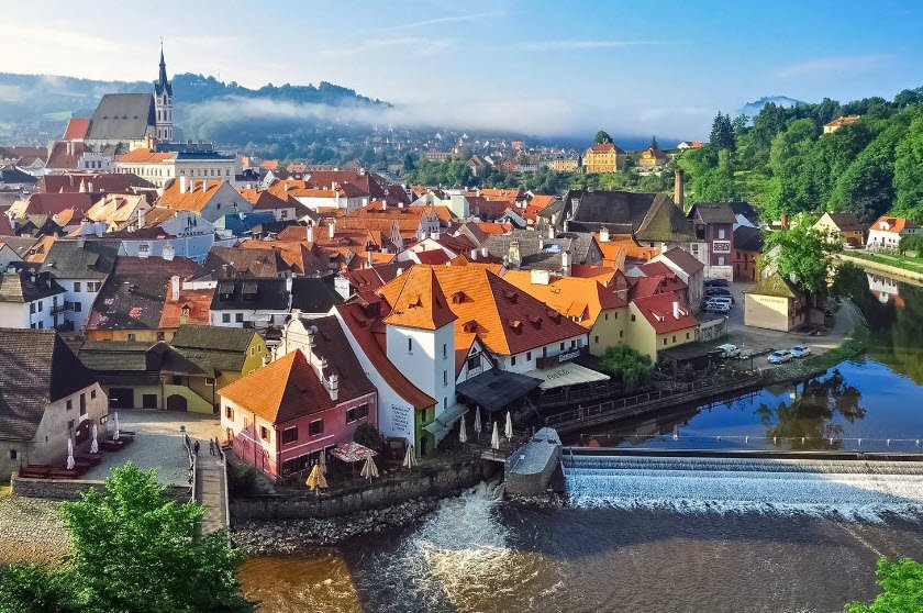 Český Krumlov Old Town, South Bohemia, Czech Republic (Czechia)